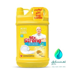 مستر استرونج صابون جلي الصحون 1800 ملي الكرتون شد 6 منوع